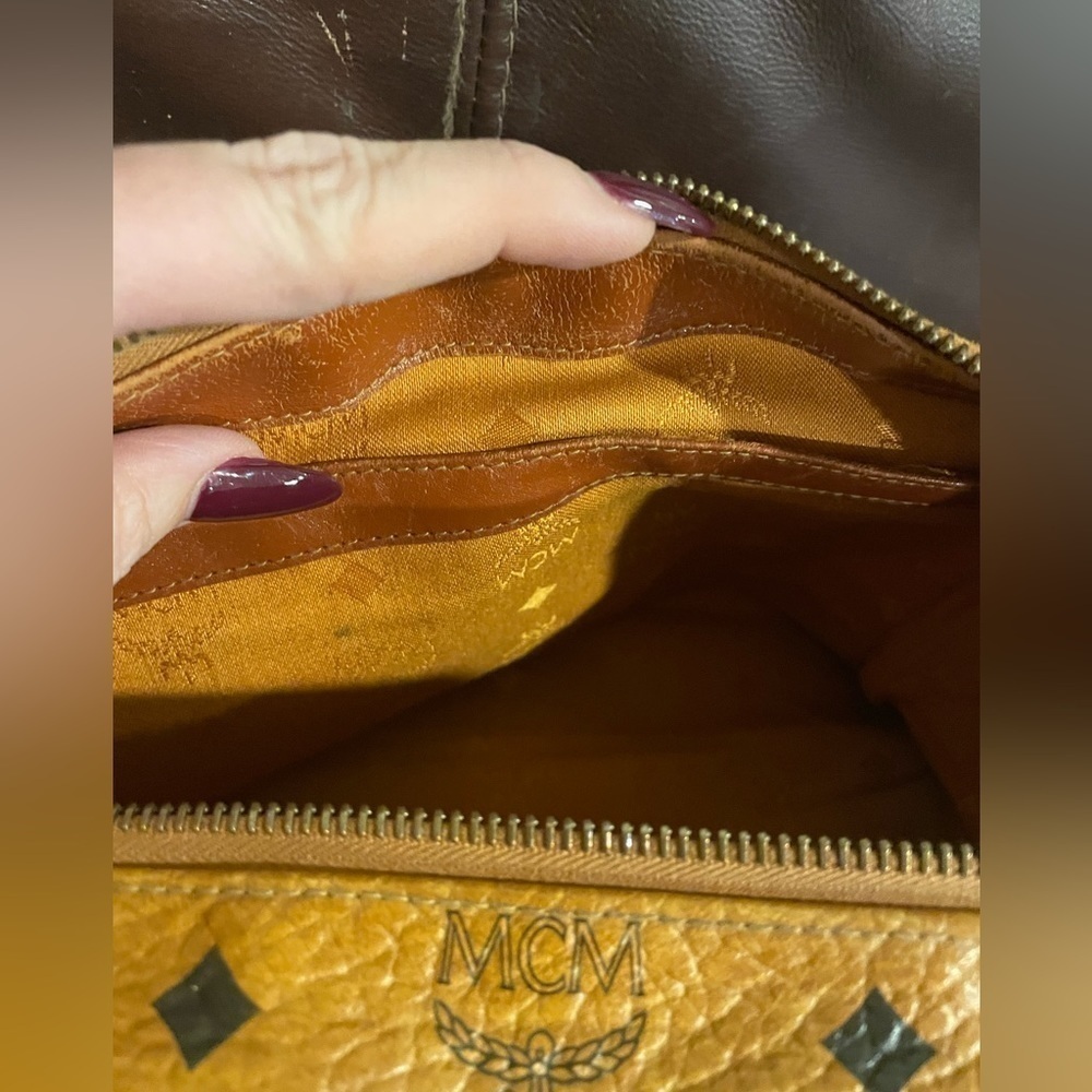 MCM Vintage Visetos Monogram Boston Satchel CLEARANCE PRICE - Picture 12 of 12